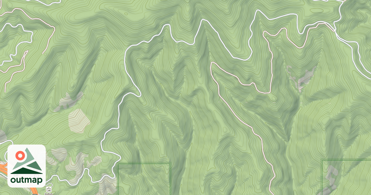 Map of 4TH JULY-COPPER CREEK