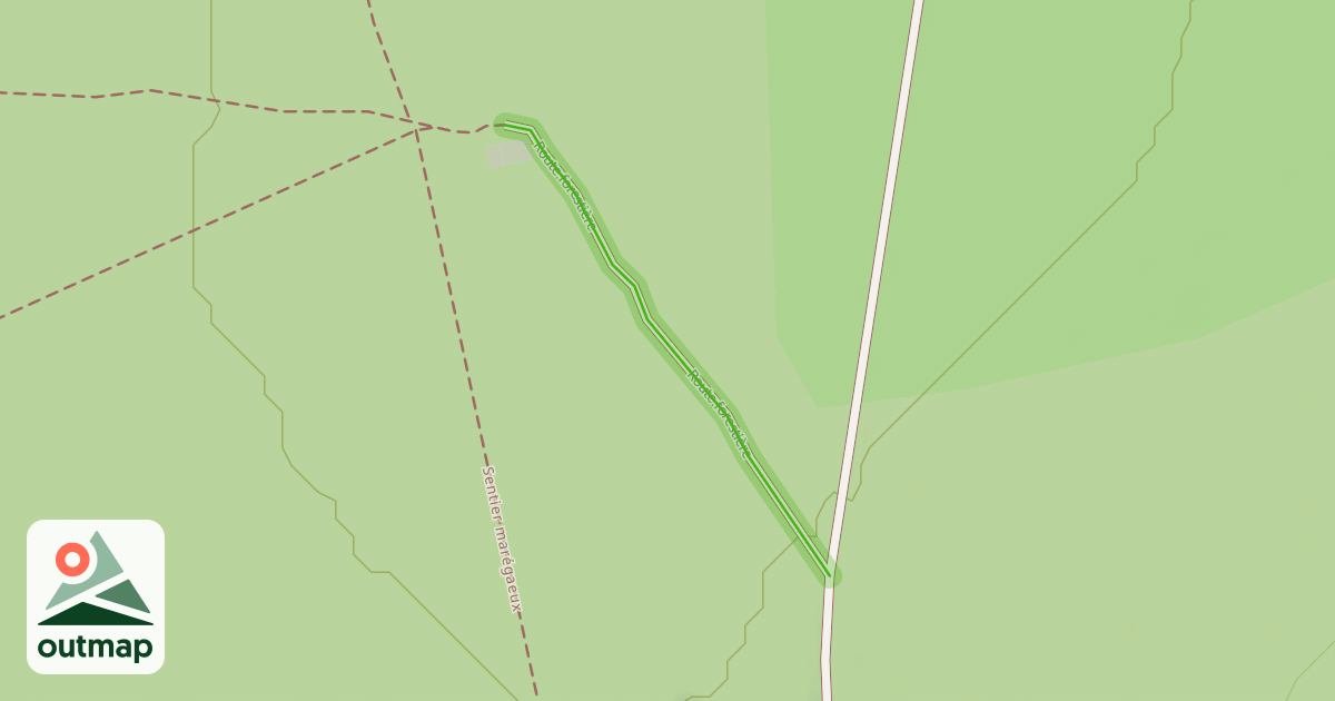 Map of Route forestière