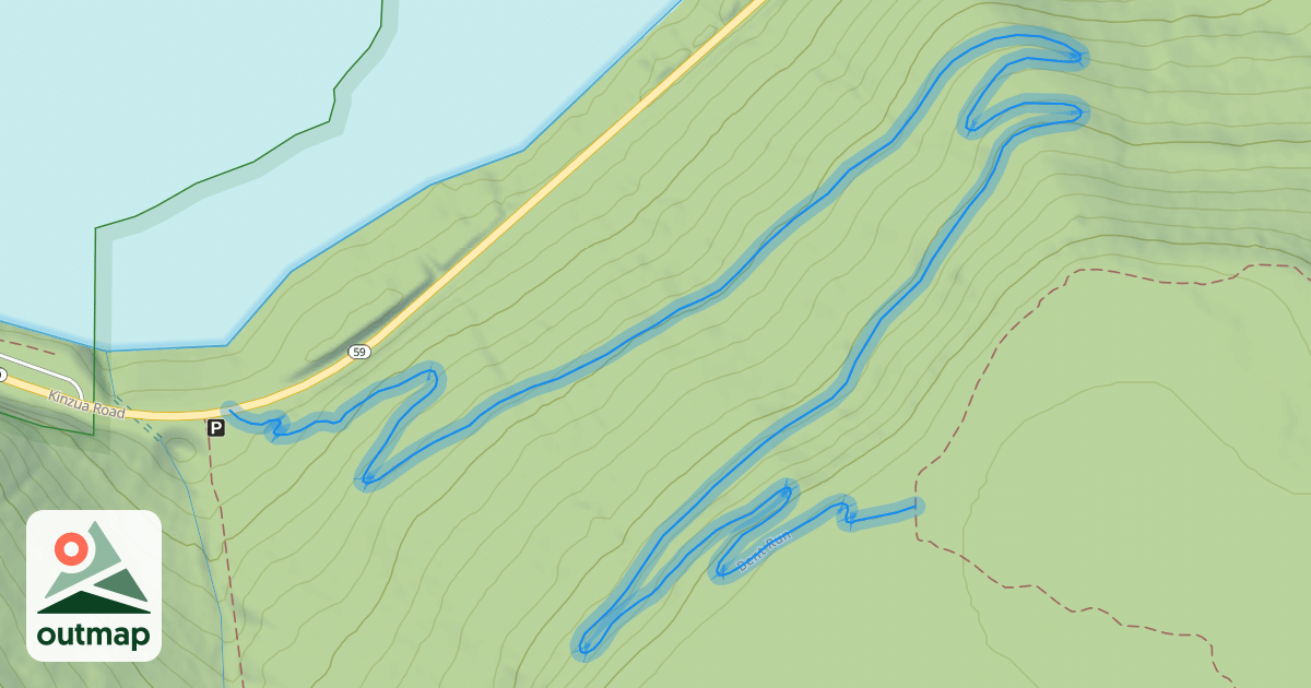 Map of Bent Run