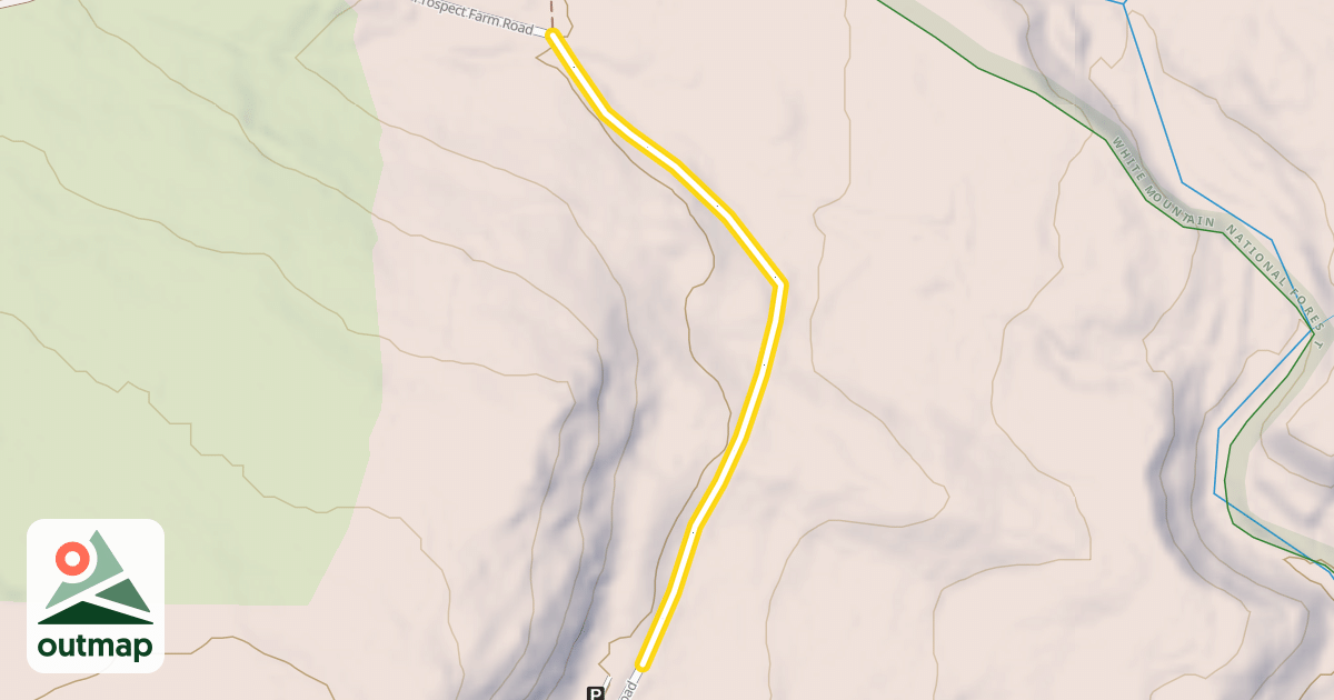 Map of Carter Notch Road