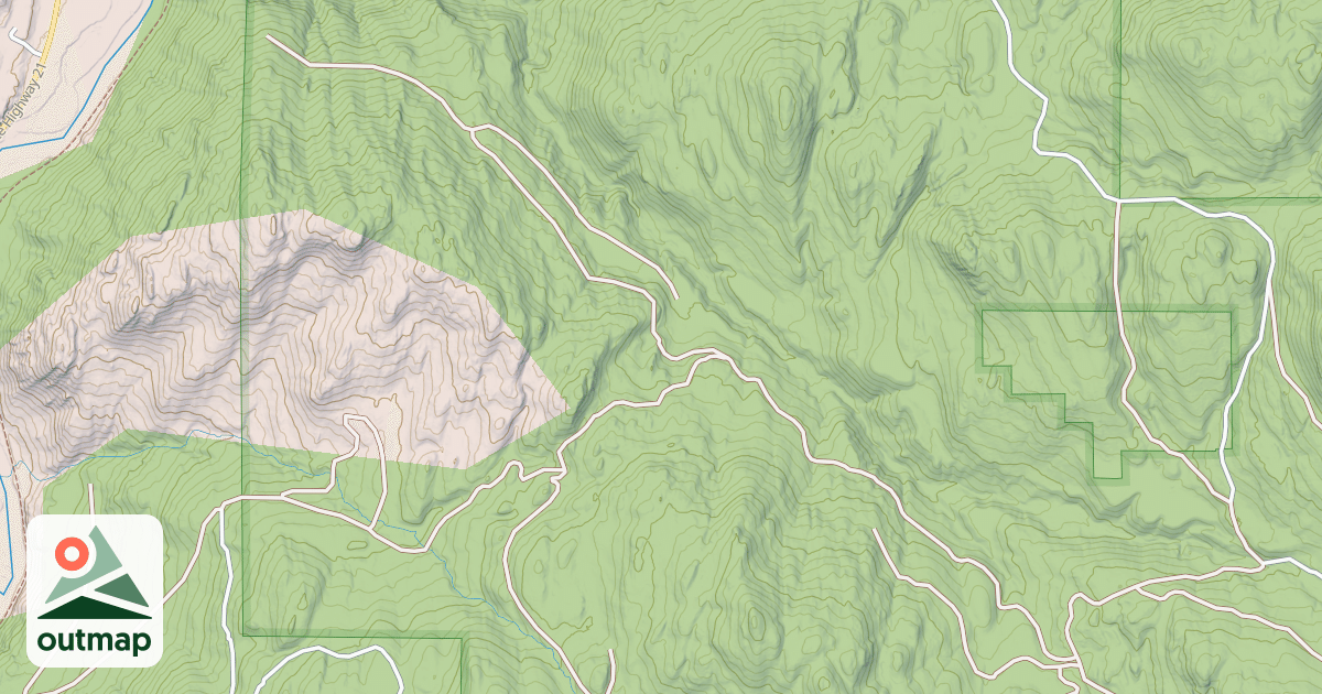 Map of SOUTH FORK DAY CREEK