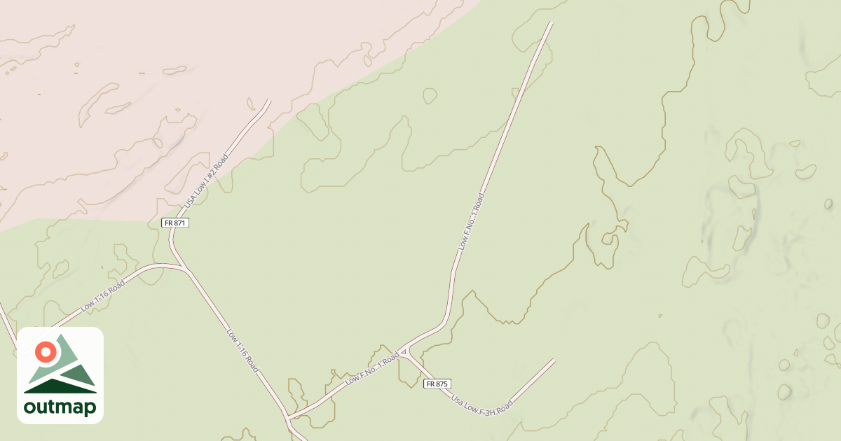 Map of LOW F NO. 1
