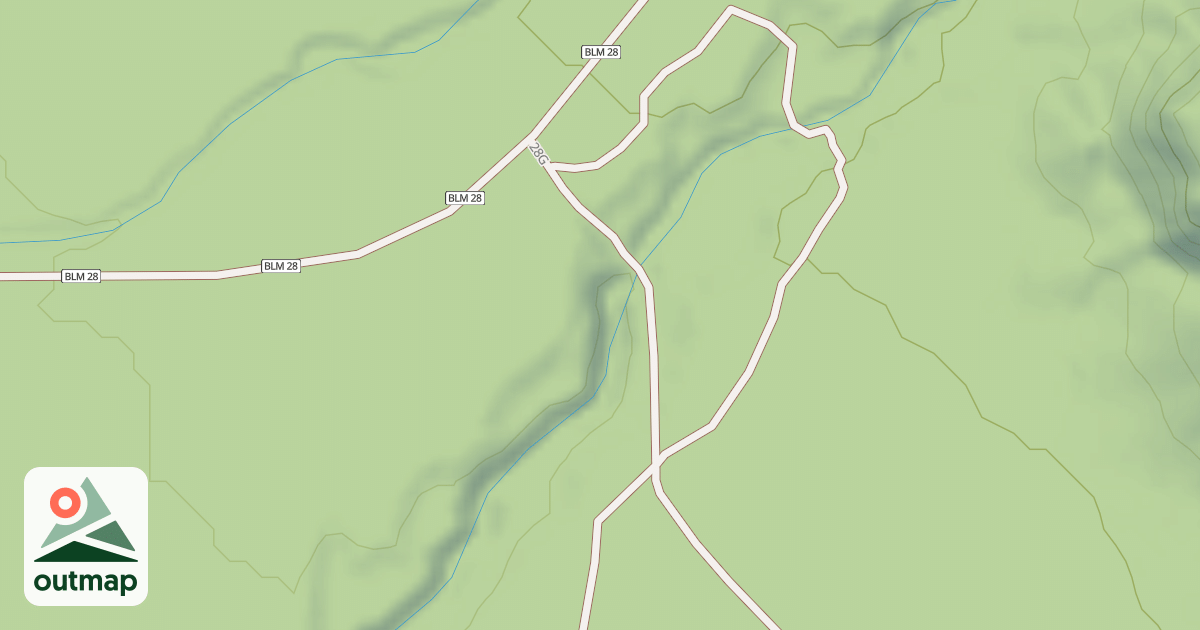 Map of BLM National GTLF Public Motorized Roads 263fdf89-aa5a-4645-8153-471d5c348584