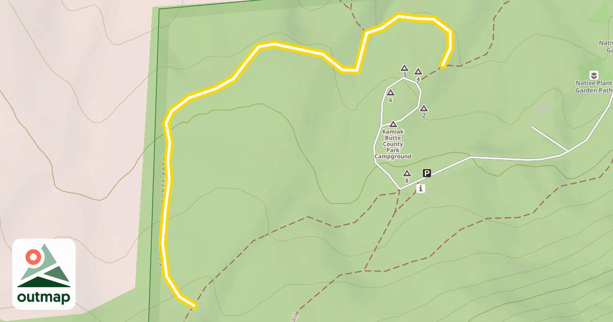 Map of Sunset Trail
