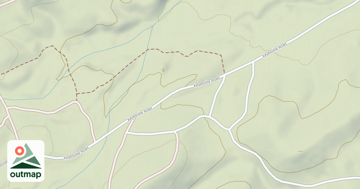 Map of 16070 Keyesville/blk Gulch Usgs Lake Isabel N