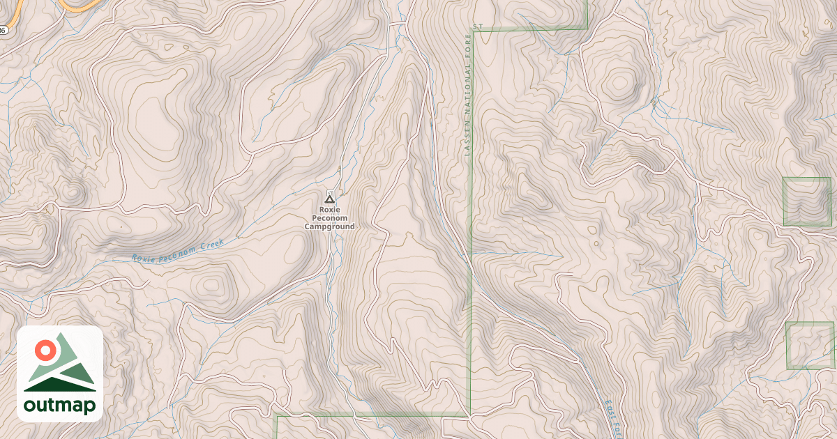 Map of E FORK WILLARD