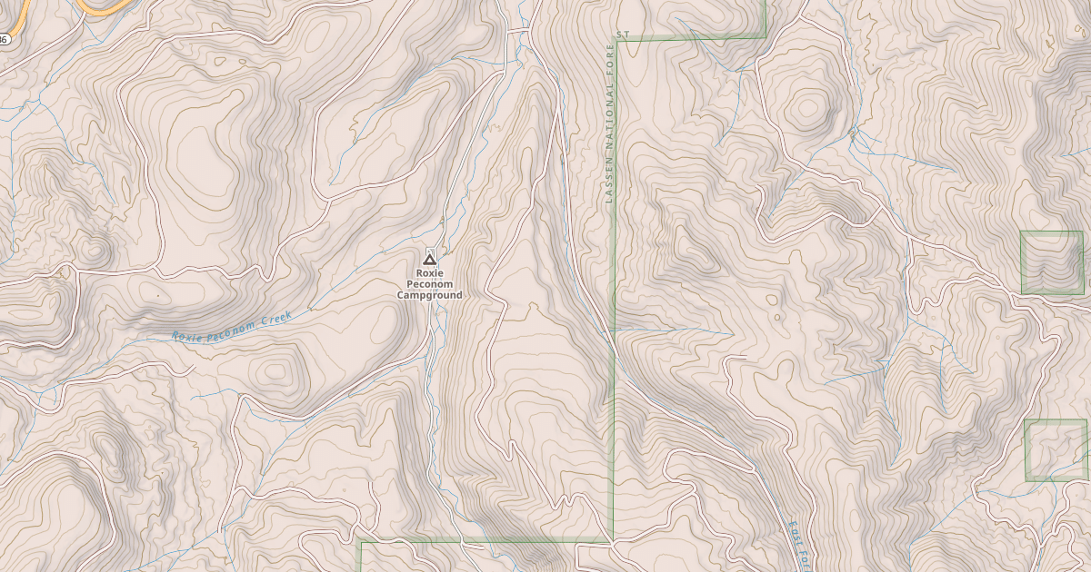 Map preview of E FORK WILLARD