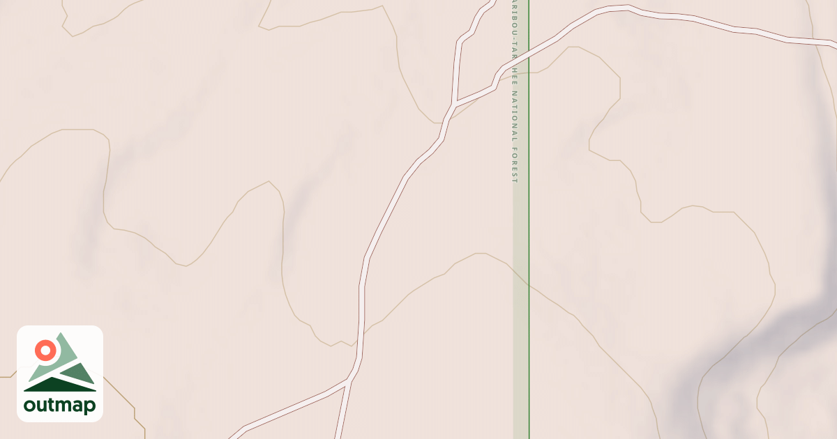 Map of BITTERS EAST