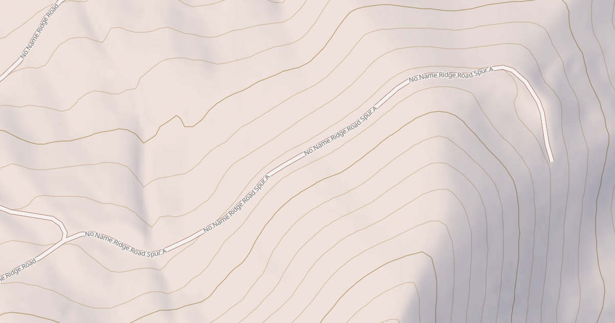 Map preview of NO NAME RIDGE SPUR A