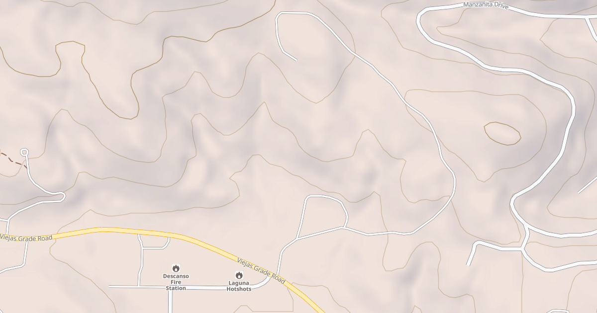 Map preview of DESCANSO STATION