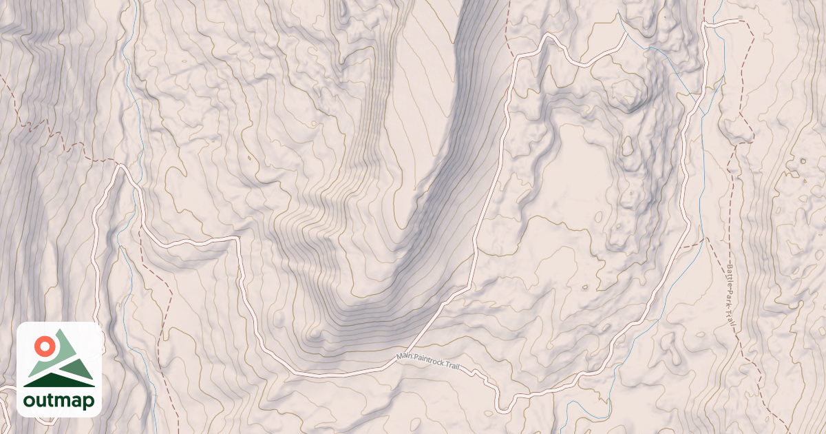 Map of Main Paintrock