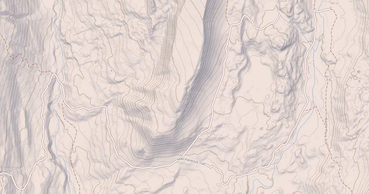 Map preview of Main Paintrock