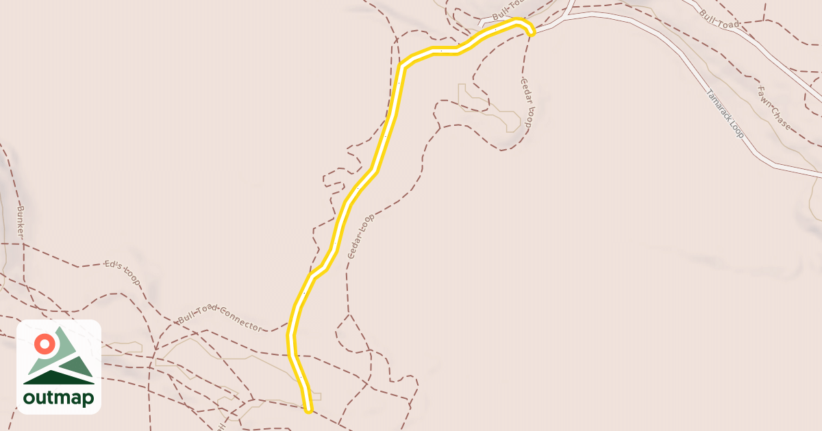 Map of Cedar Loop