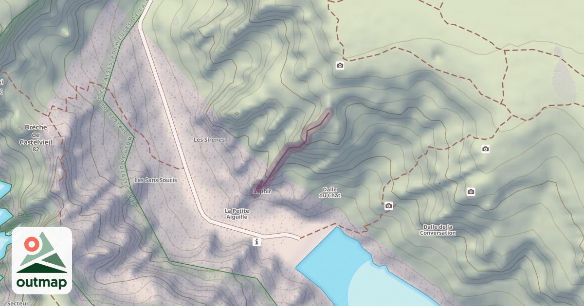 Map of Saphir
