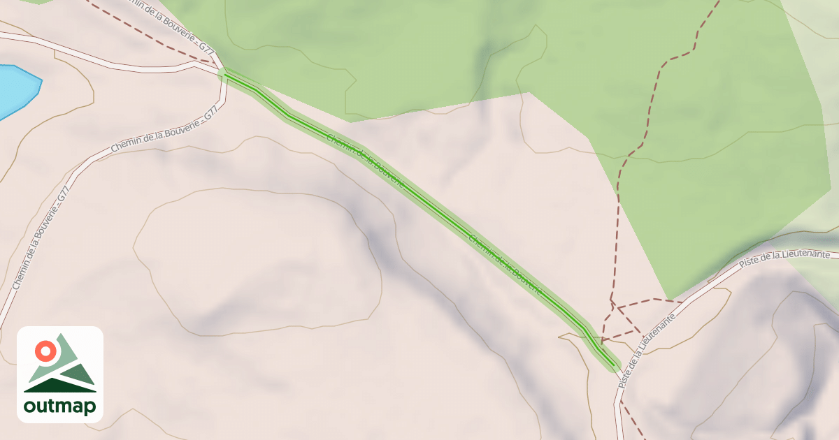 Map of Chemin de la Bouverie