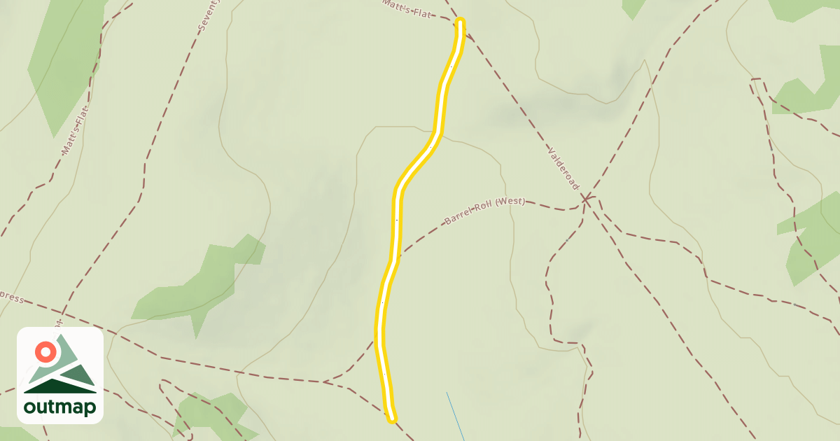Map of Matt's Flat