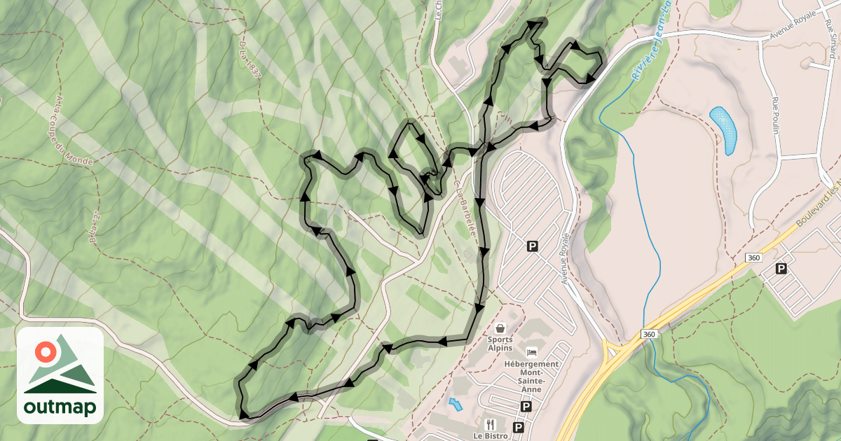 Map of 10 Coupe du Monde boucle