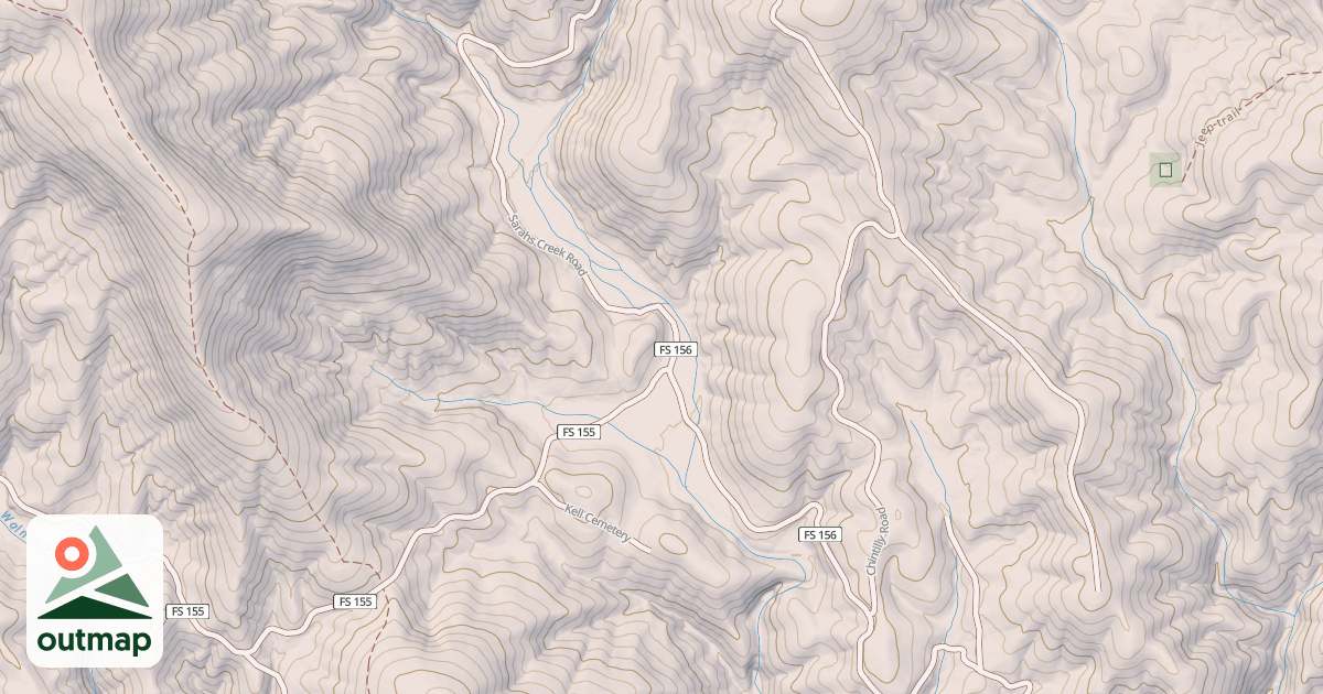 Map of SARAH'S CREEK
