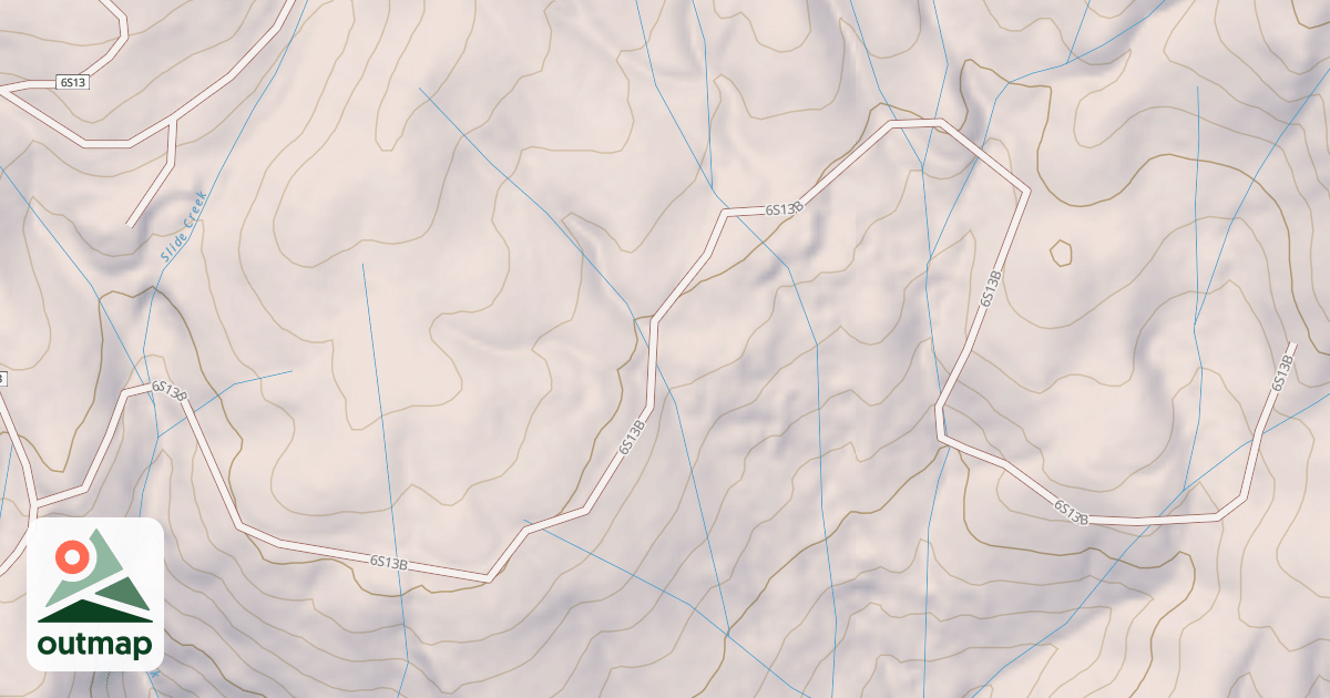 Map of CHEPO SADDLE B SPUR