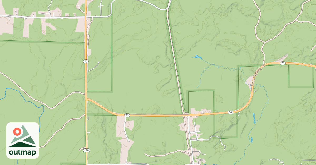 Map of Florence County Snowmobile