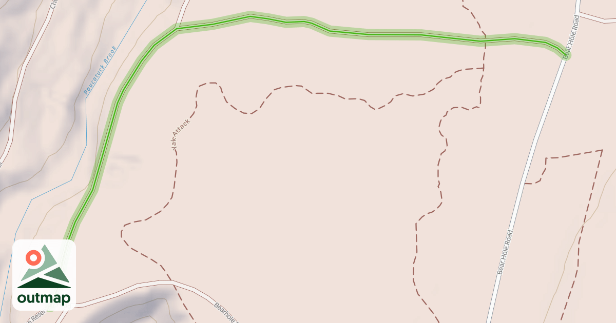 Map of Hemlock Ridge Trail