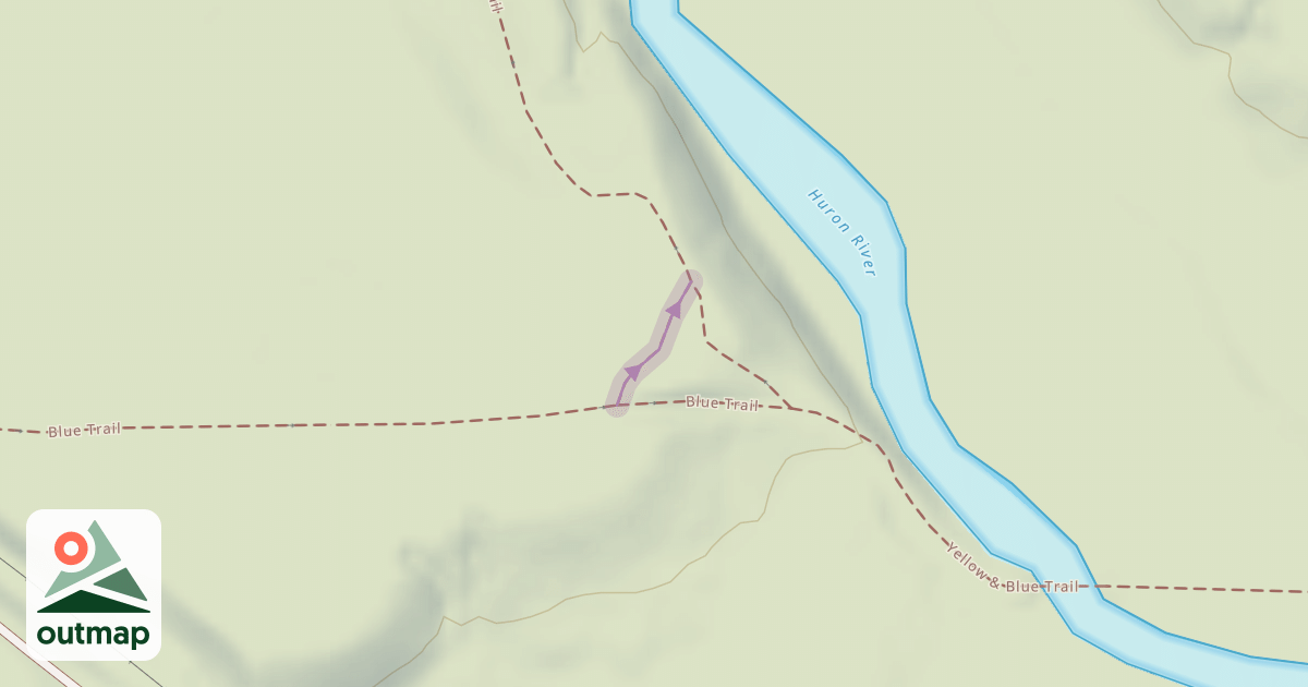 Map of Green Trail