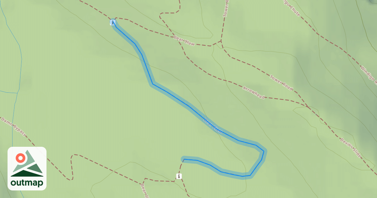 Map of Bear Claw