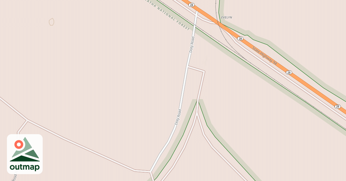 Map of DOTY LOOP