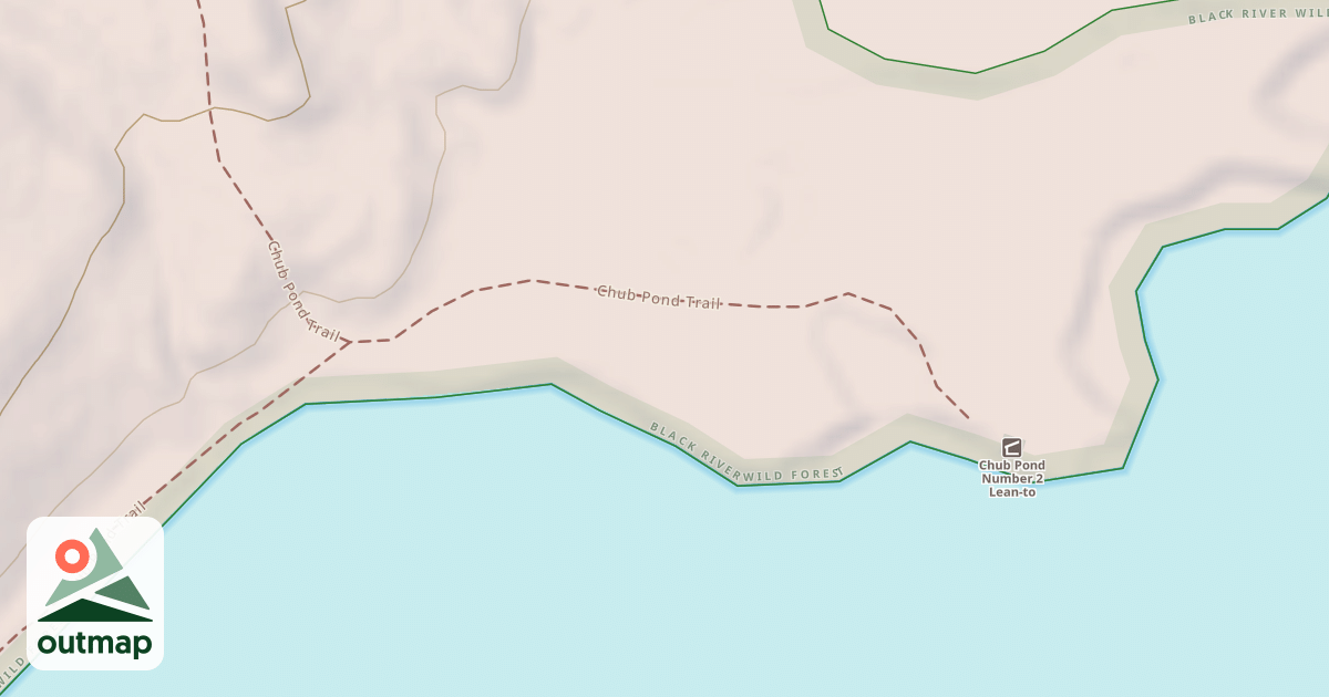 Map of Chub Pond Trail