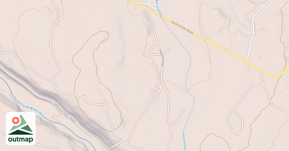 Map of CANAL SNOWMOBILE CONNECT