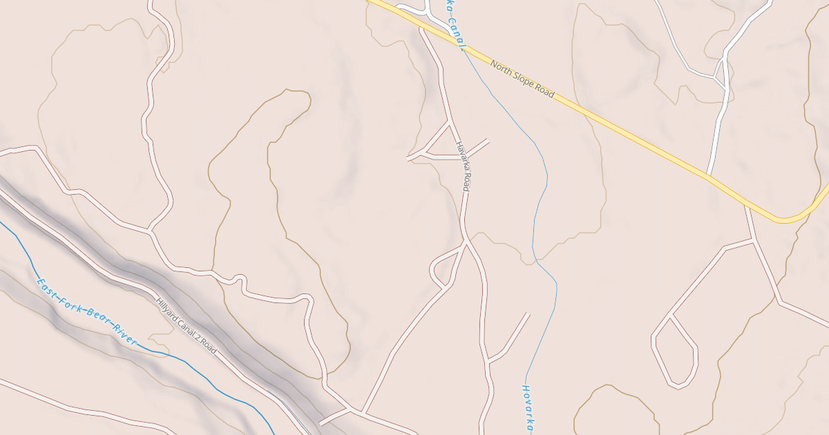 Map preview of CANAL SNOWMOBILE CONNECT