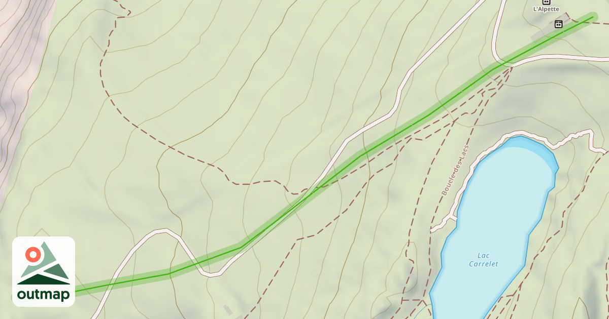 Map of Carrelet