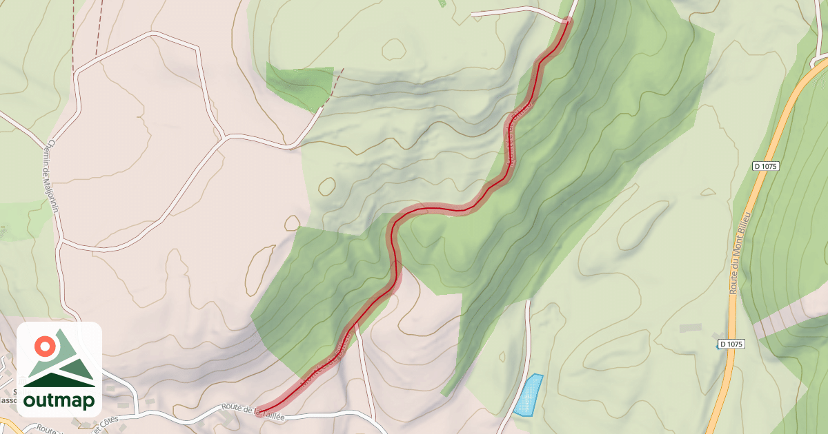 Map of Montée de Bilieu