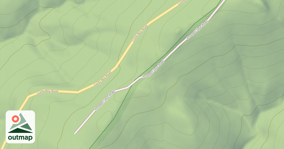 Map of PROSPECT SPUR ROAD