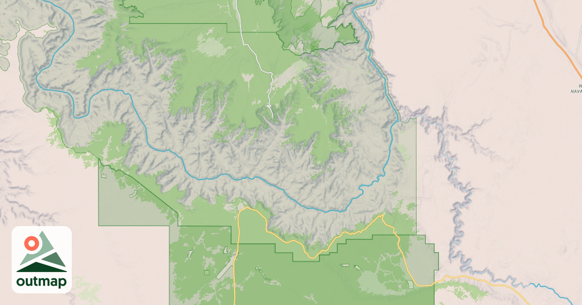 Map of ARIZONA TRAIL
