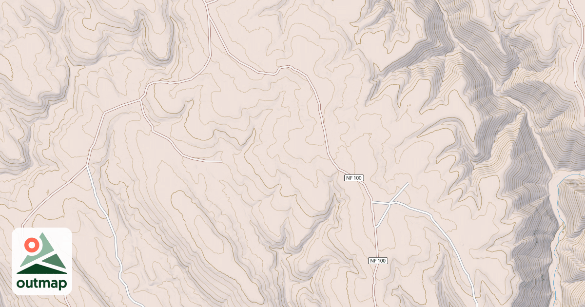 Map of USFS National Forest System Roads {65B5EE10-5B77-4CFF-A988-585FE049D0DF}