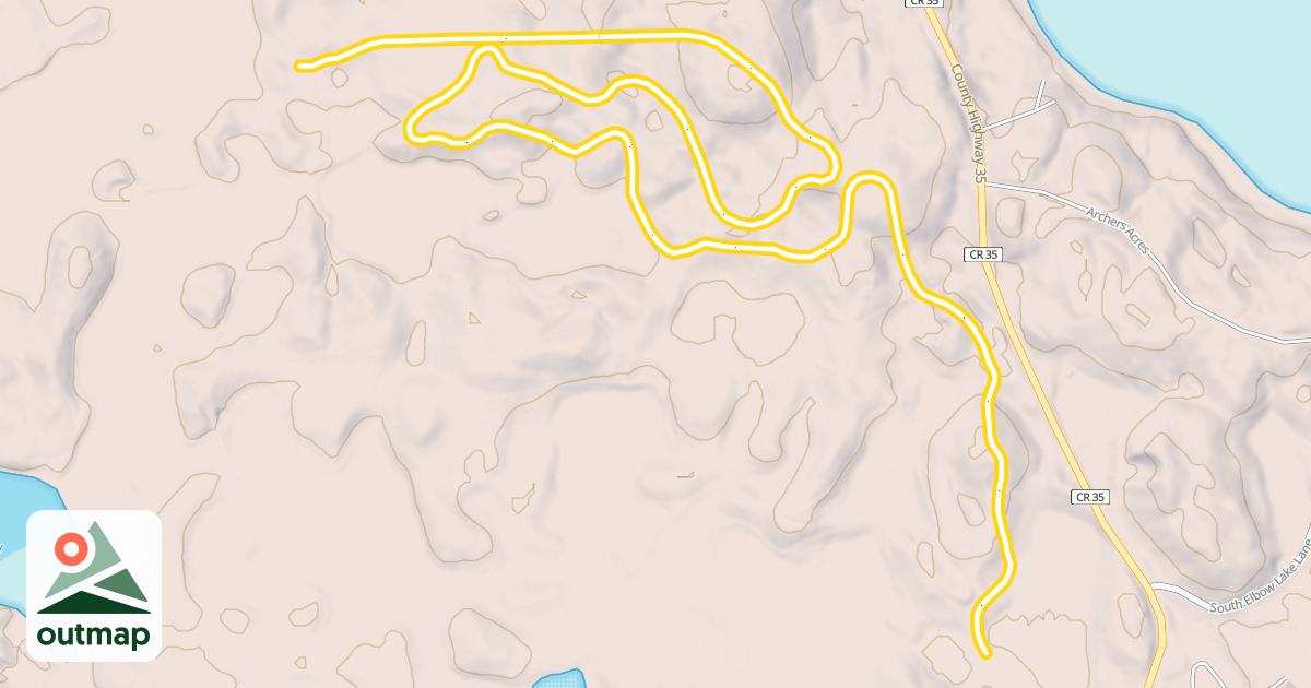 Map of Eagles Run