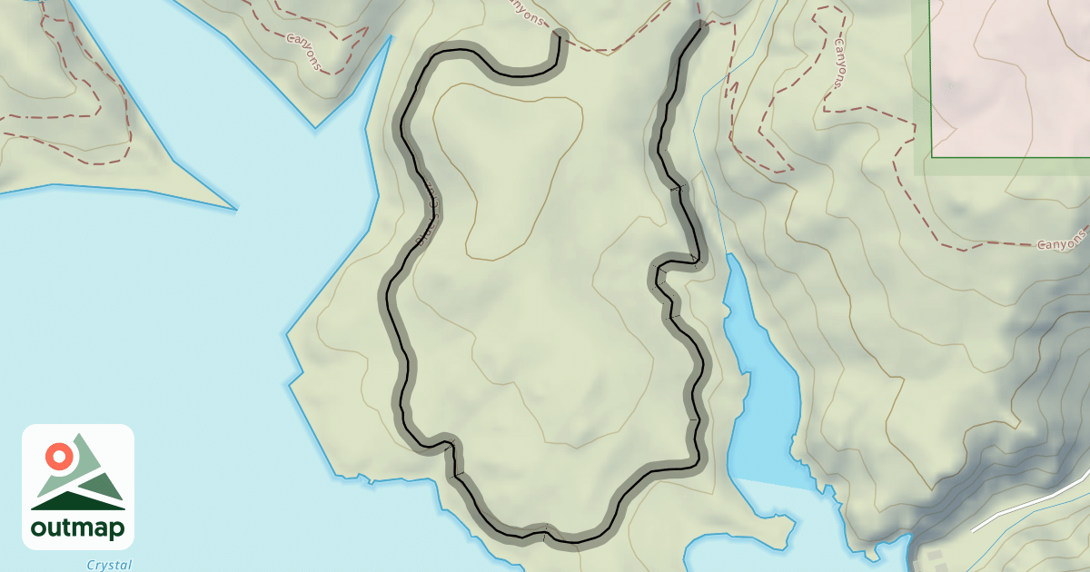 Map of Blue's Cruz