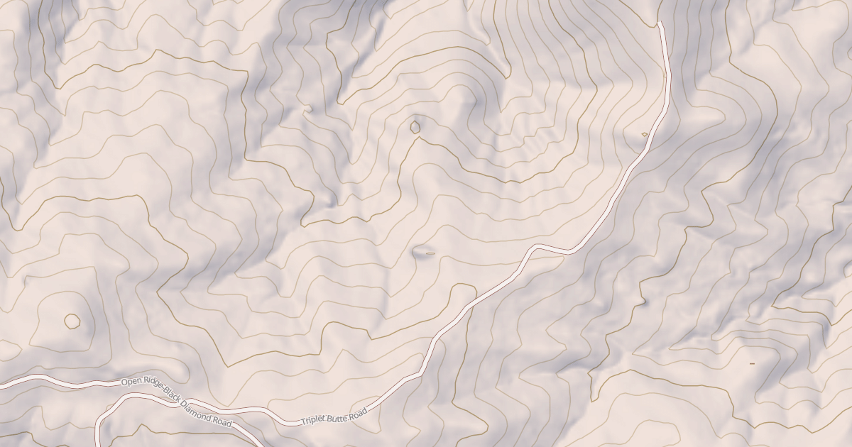 Map preview of TRIPLET BUTTE