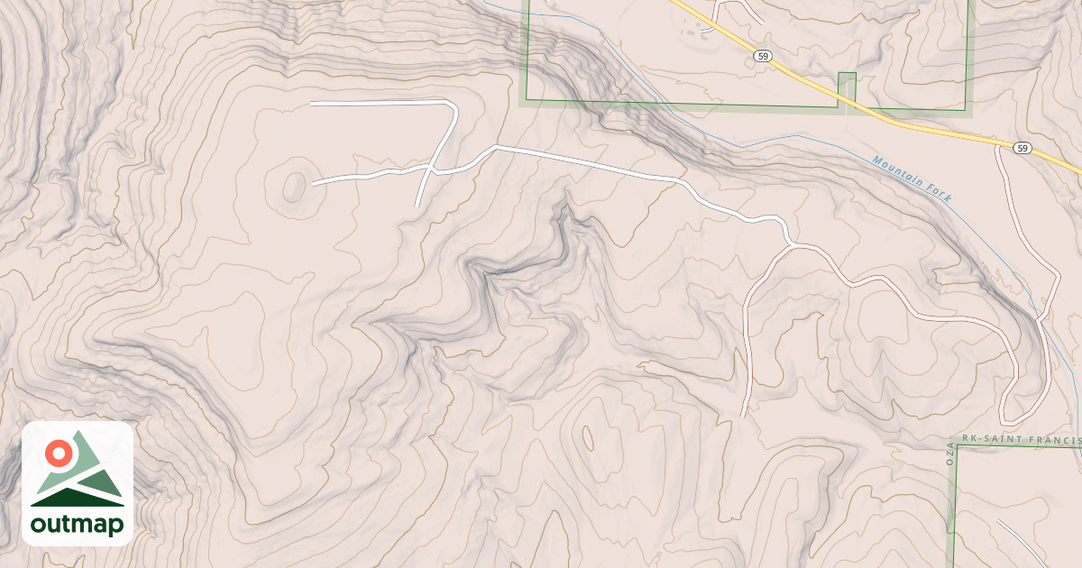 Map of USFS National Forest System Roads {DFA43945-D070-407D-97A8-81DAE6C2B679}