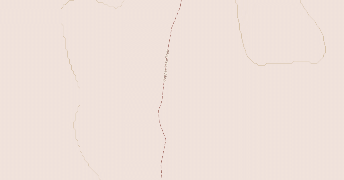Map preview of Copper Lake Trail