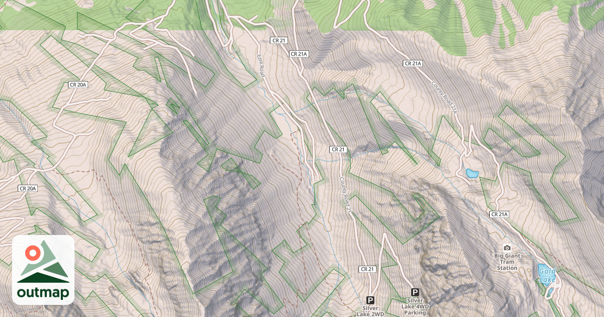 Map of County Road 52