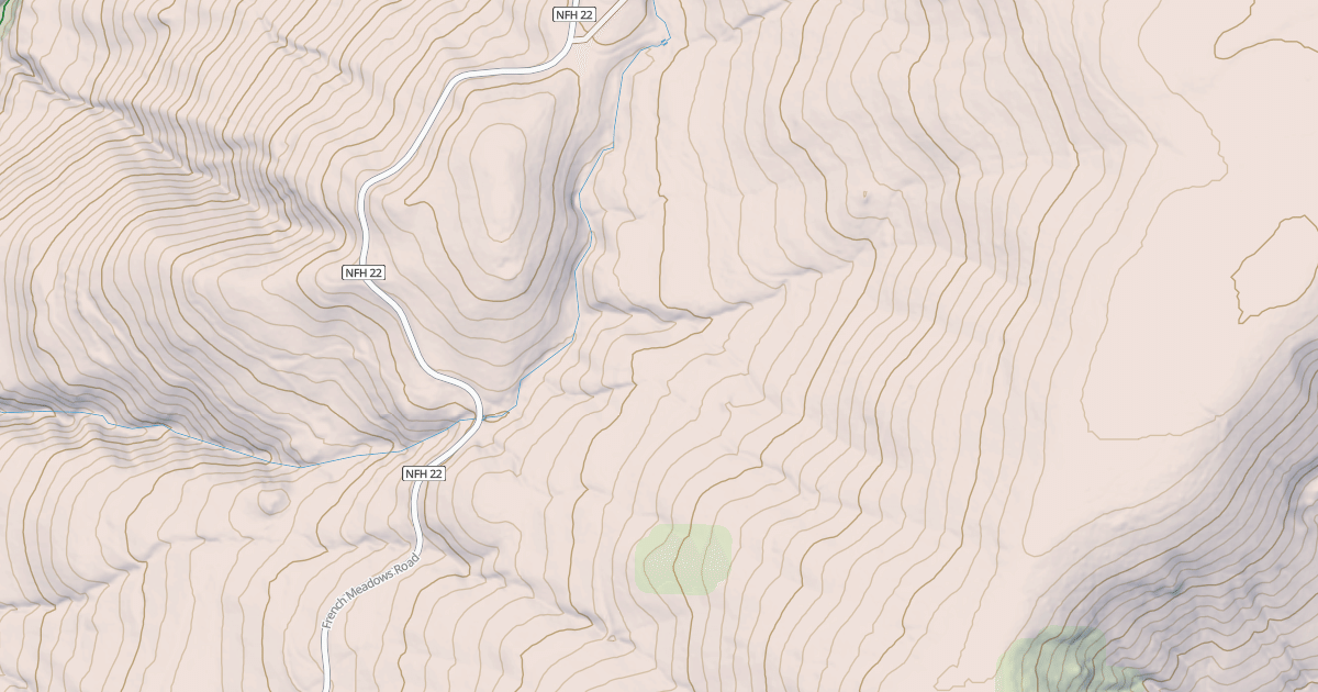 Map preview of CHIPMUNK SPUR