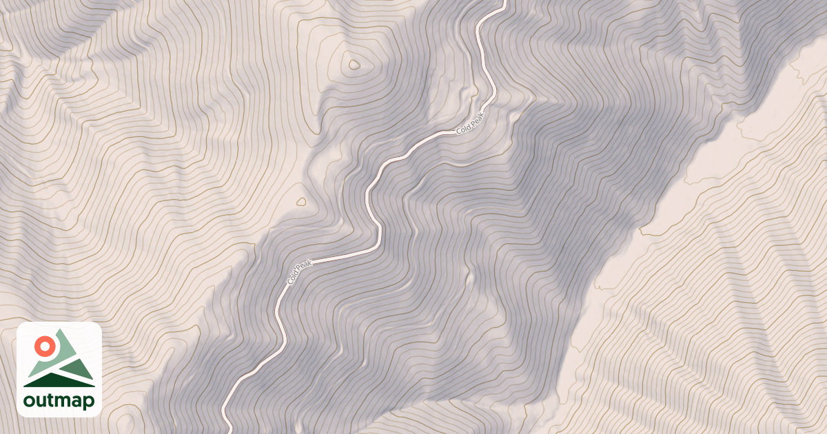 Map of COLD CREEK SPUR