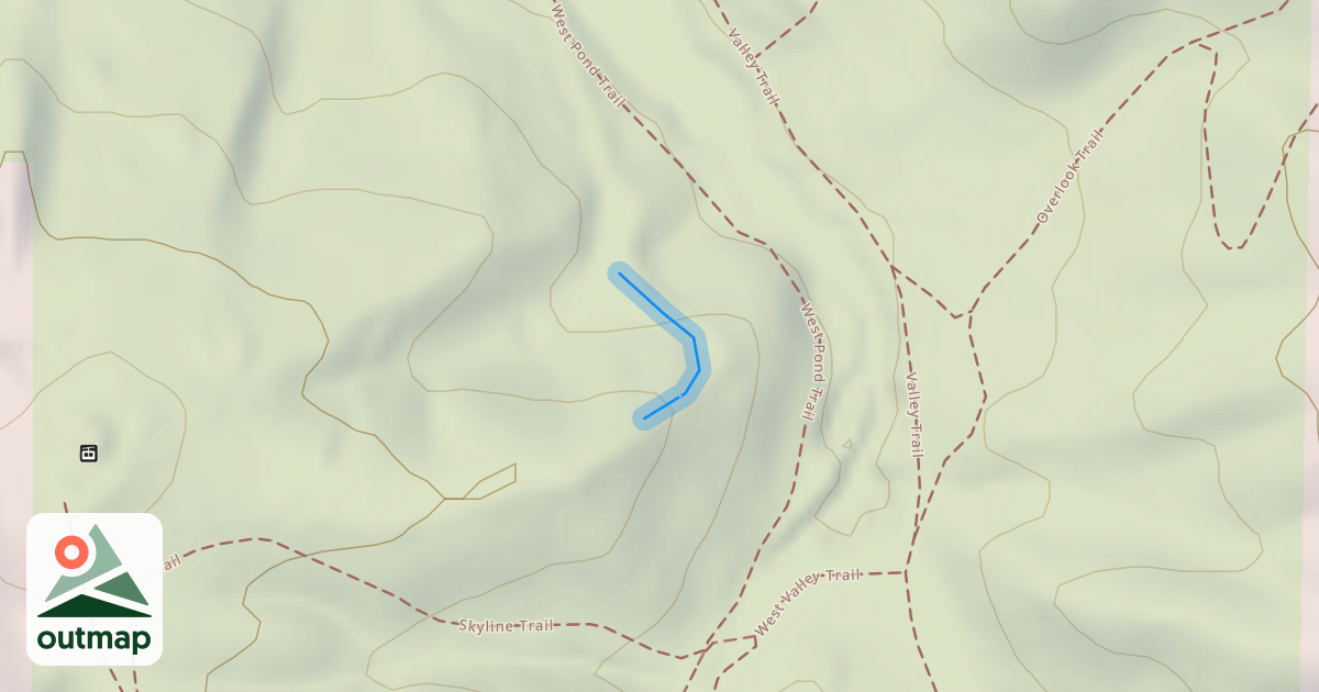 Map of Deadman's Curve