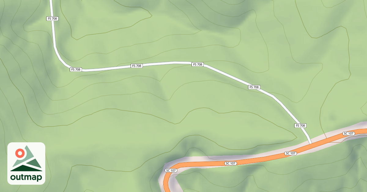 Map of BURRELLS FORD