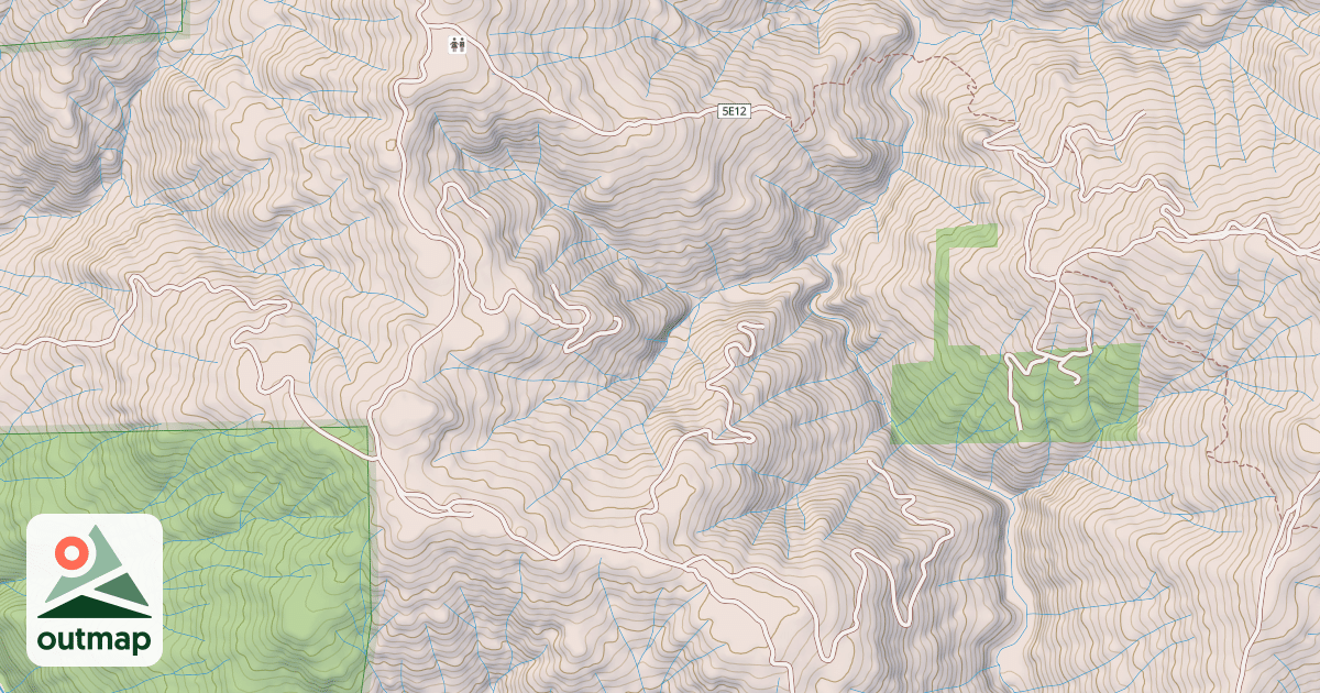 Map of PILOT RIDGE