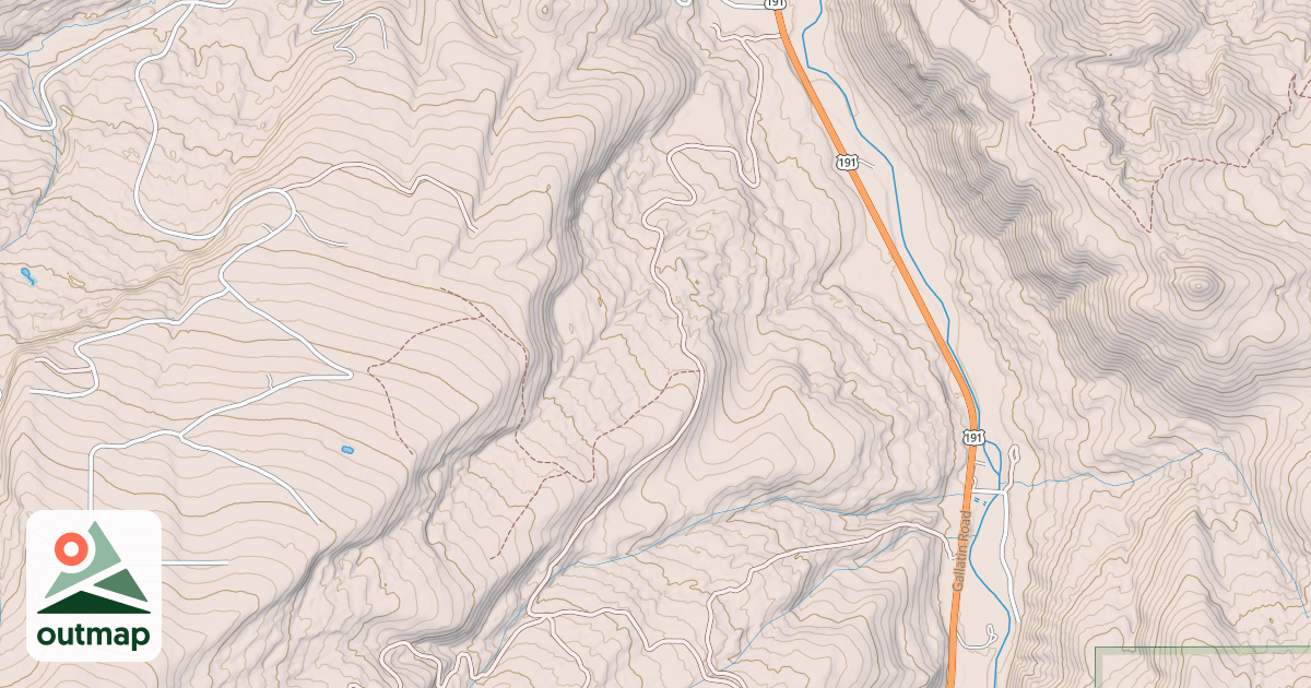 Map of BUCK RIDGE