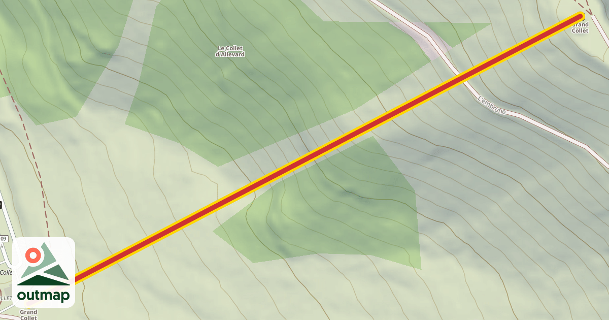 Map of Grand Collet