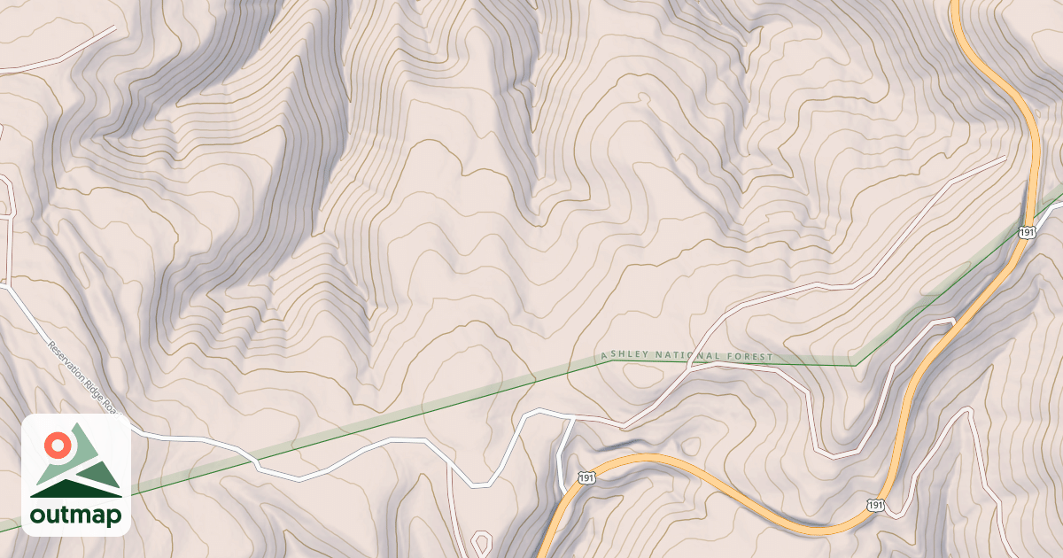 Map of Badlands Atv Trail